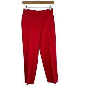 Levi Strauss & Co. Vintage 80s Red Straight Leg High Rise Dress Pants Size 12